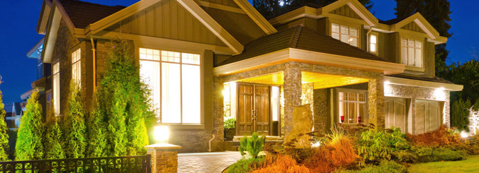 Landscape Lighting Services from your local electrician
