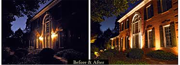 Security lighting experts for outdoor lighting in Charlotte